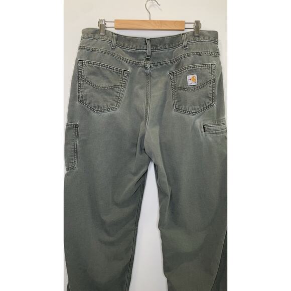 Carhartt FR Flame Resistant Original Carp Pants 38x32 Green 2112 CAT2 FRB159-MOS - Picture 5 of 5
